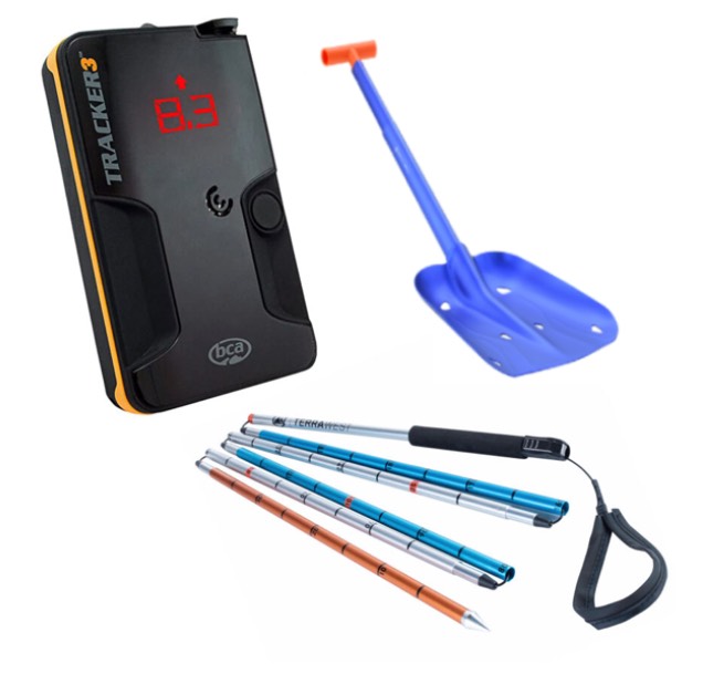 BCA Tracker 3 Package - Transceiver, Probe, Shovel - Snowsafe