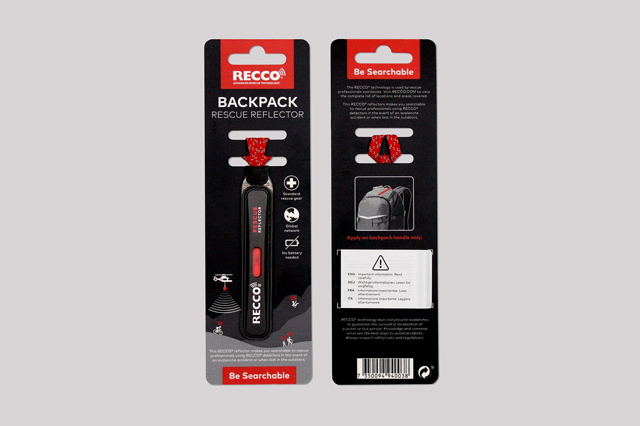 Recco Backpack Rescue Reflector