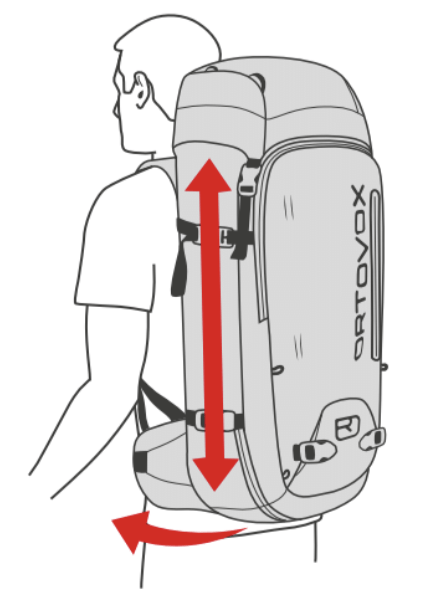 Regular size Ortovox Backpack