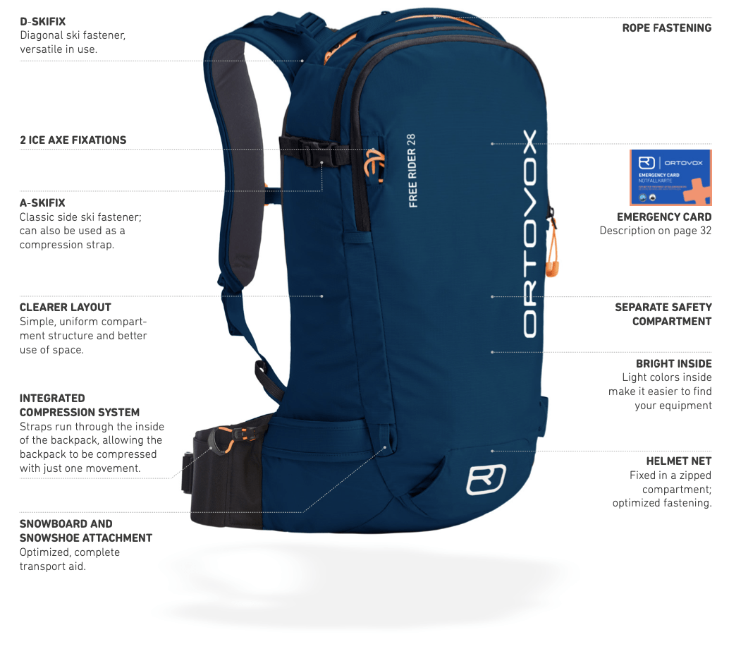 Ortovox Freeride Series Features