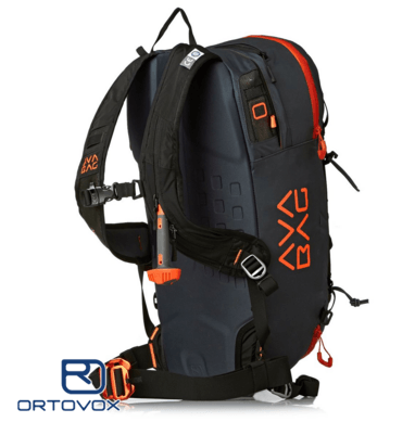 Side View - Ortovox Ascent 22 Avabag - Black Anthracite