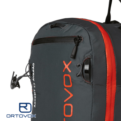 Key Holder - Ortovox Ascent 22 Avabag - Black Anthracite