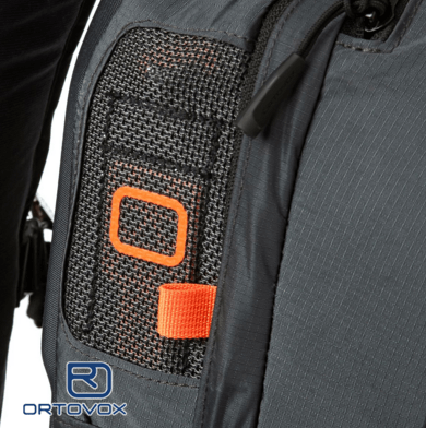 Airbag Ventilation  - Ortovox Ascent 22 Avabag - Black Anthracite