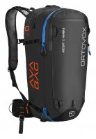 Front View - Black Anthracite - Ortovox Ascent 30 Avabag Backpack