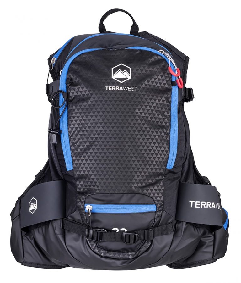 Terrawest Core 22 Litre Backpack (Recco Reflector Installed) - Front View