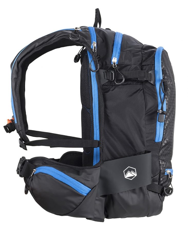 Terrawest Core 22 Litre Backpack (Recco Reflector Installed) - Side View