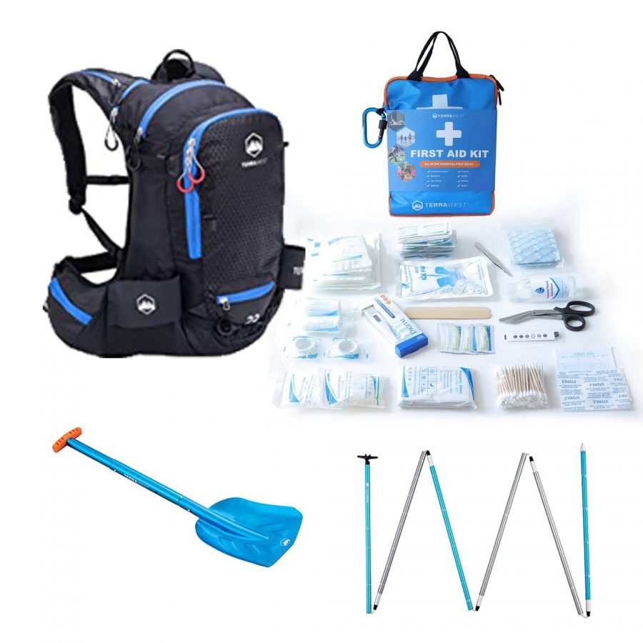 Terrawest Core First Aid Backpack Package