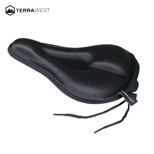 TerraWest Gel Bike Seat Cushion + Rain Cover