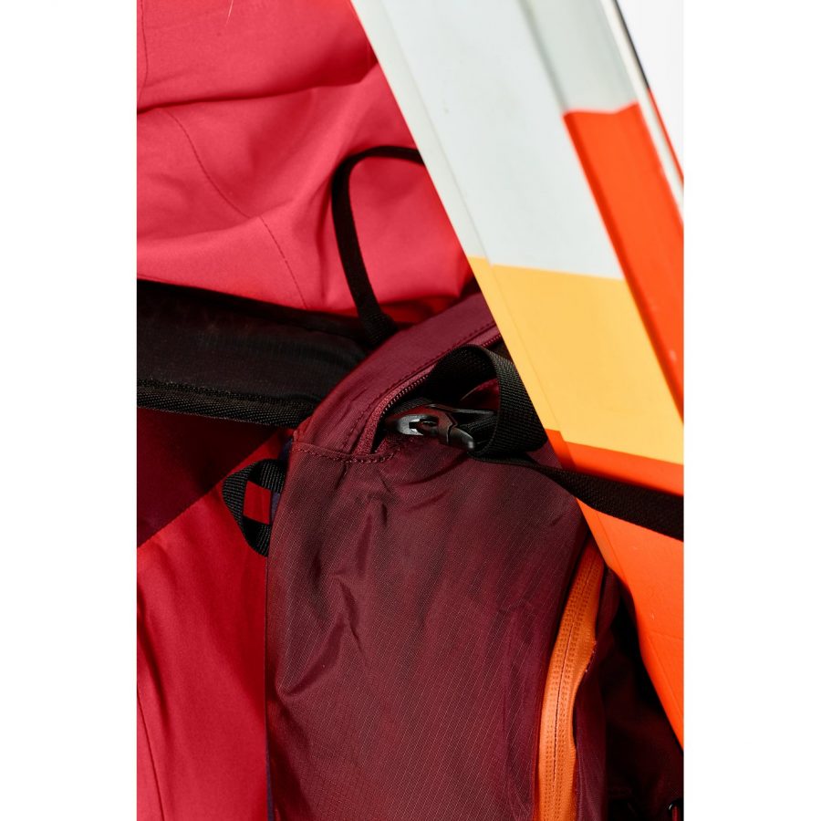 Ascent - Stow away ski attachment straps